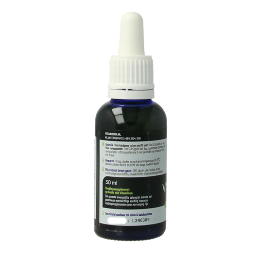 Vitakruid Vitamine D3 druppels 5 mcg / 200 IE per druppel 30 Milliliter