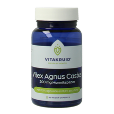 Vitakruid Vitex agnus castus 200mg monnikspeper 60.00 Vegetarische capsules
