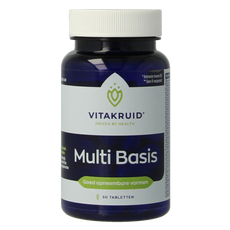 Vitakruid Multi Basis met natuurlijke vormen 30.00 Tabletten