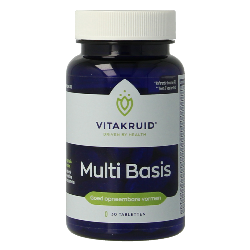 Vitakruid Multi Basis met natuurlijke vormen 30 Tabletten