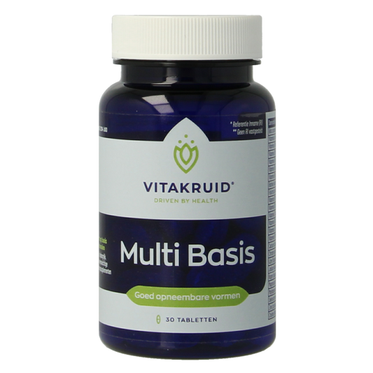 Vitakruid Multi Basis met natuurlijke vormen 30 Tabletten