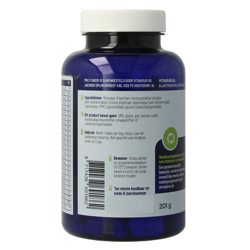 Vitakruid Multi Basis met natuurlijke vormen 90 Tabletten