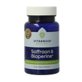 Vitakruid Saffraan 28 mg (Affron) & Bioperine 60 Vegetarische capsules