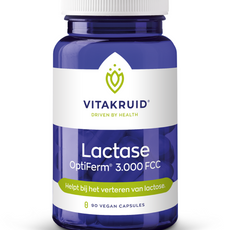 Vitakruid Lactase enzym OptiFerm 3.000 FCC 90 Vegetarische capsules