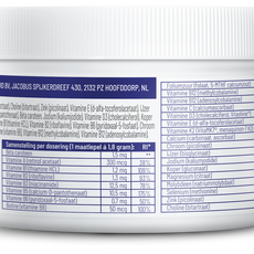 Vitakruid Multi Basis Vegan poeder met natuurlijke vormen 163 Gram