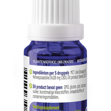 Vitakruid CBD Olie 10% full spectrum met MCT als drager 10.00 Milliliter