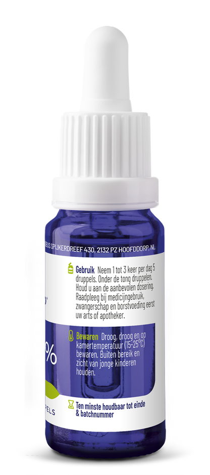Vitakruid CBD Olie 10% full spectrum met MCT als drager 10.00 Milliliter