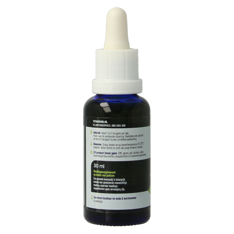 Vitakruid Jodium Nascent (Natriumjodide) Druppels Vloeibaar 30 Milliliter
