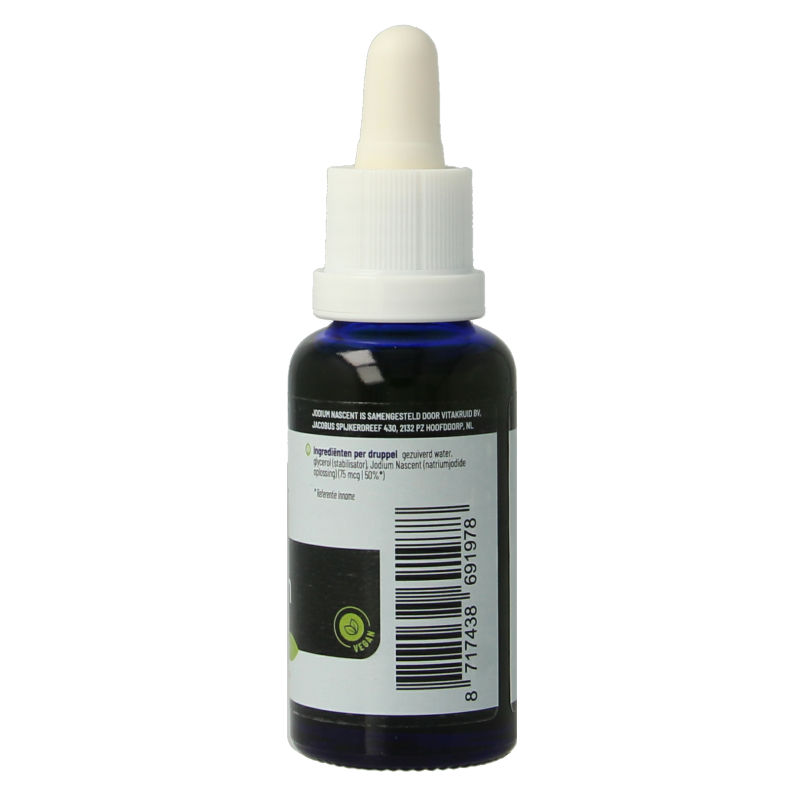 Vitakruid Jodium Nascent (Natriumjodide) Druppels Vloeibaar 30 Milliliter