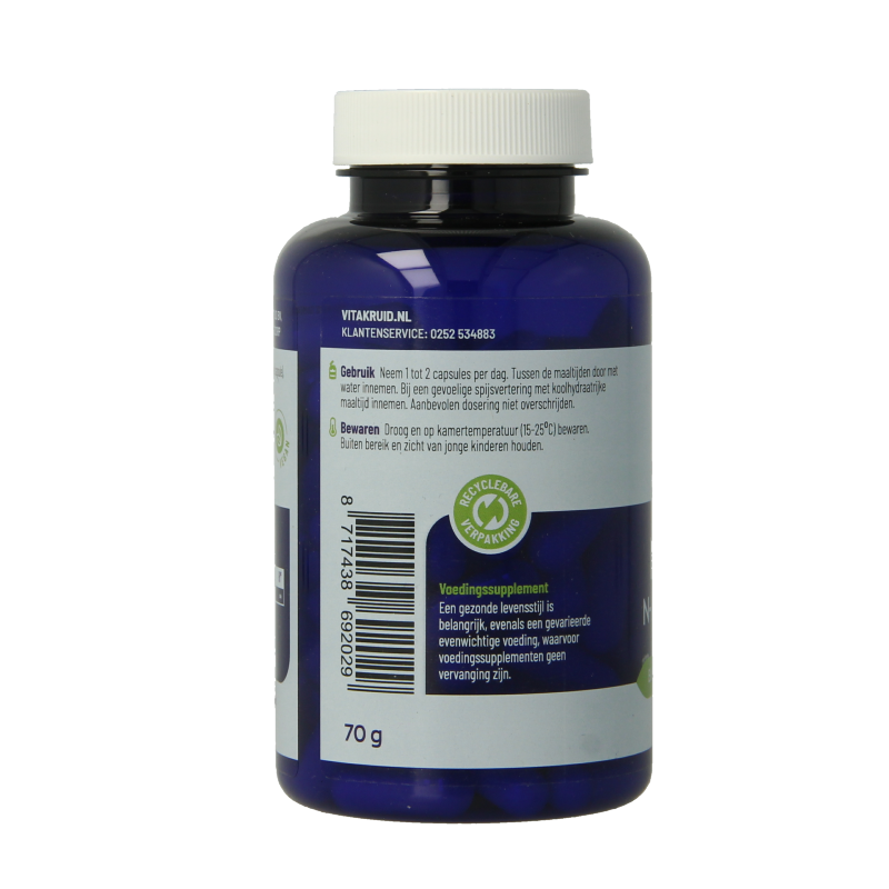 Vitakruid NAC 600 mg N-Acetyl-L-Cysteine 90 Vegetarische capsules