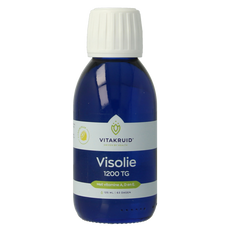 Vitakruid Visolie 1200 Vloeibaar Triglyceriden met A, D & E 125.00 Milliliter