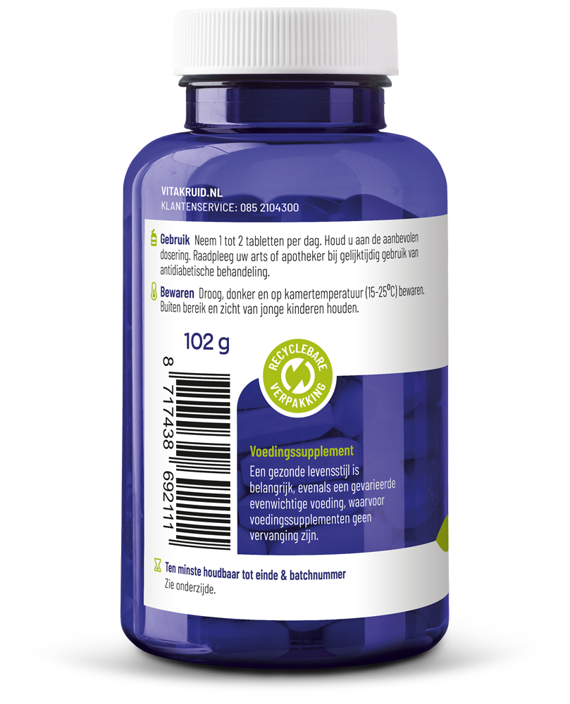 Vitakruid Homme oa Ashwagandha Fenegriek Shilajit Damiana 60 Tabletten