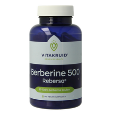 Vitakruid Berberine 500 Rebersa 97-102% berberine zouten 90.00 Vegetarische capsules
