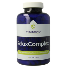 Vitakruid RelaxComplex oa Magnesium Tauraat & Vitamine D3 180.00 Tabletten