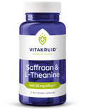 Vitakruid Saffraan 28mg (Affron) & L-Theanine 90 Vegetarische capsules
