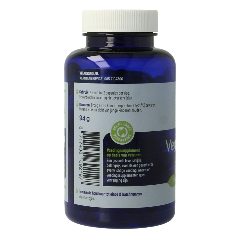 Vitakruid Vegan omega 3 1000 triglyceriden 300 DHA 100 EPA 90 Softgels