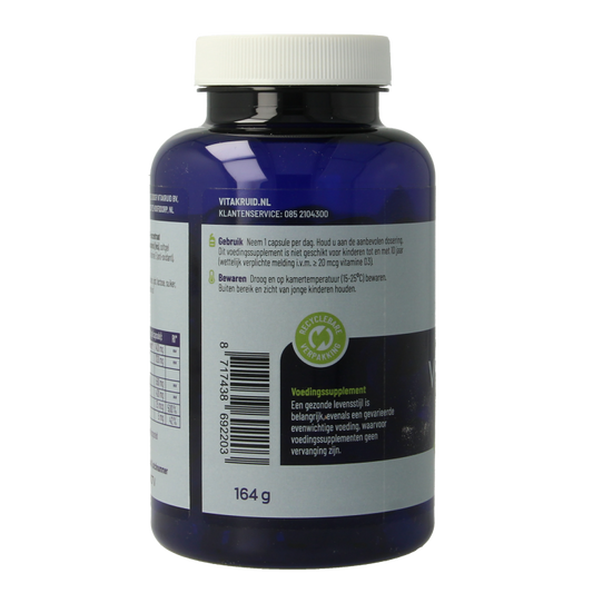 Vitakruid Visolie 1400 TG Triglyceriden met D3 90 Softgels