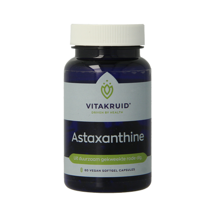 Vitakruid Astaxanthine Astapure 4mg duurzaam gekweekte alg 60.00 Vegetarische capsules