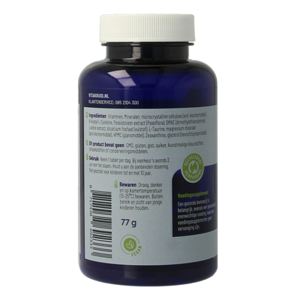 Vitakruid Multi Nacht Man 50+ 100% Vegan 90.00 Tabletten