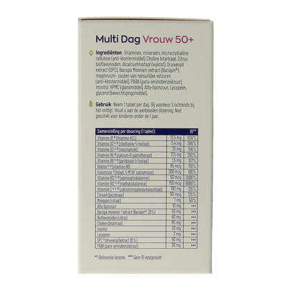 Vitakruid Multi dag & nacht vrouw 50+ 2 x 30 tabletten 60.00 Tabletten
