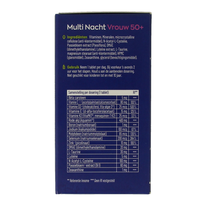 Vitakruid Multi dag & nacht vrouw 50+ 2 x 30 tabletten 60.00 Tabletten
