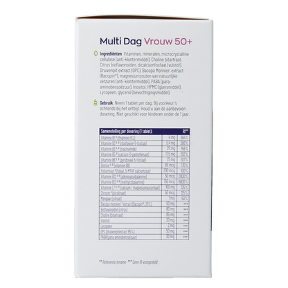 Vitakruid Multi Dag & Nacht Vrouw 50+ 2 x 90 180.00 Tabletten