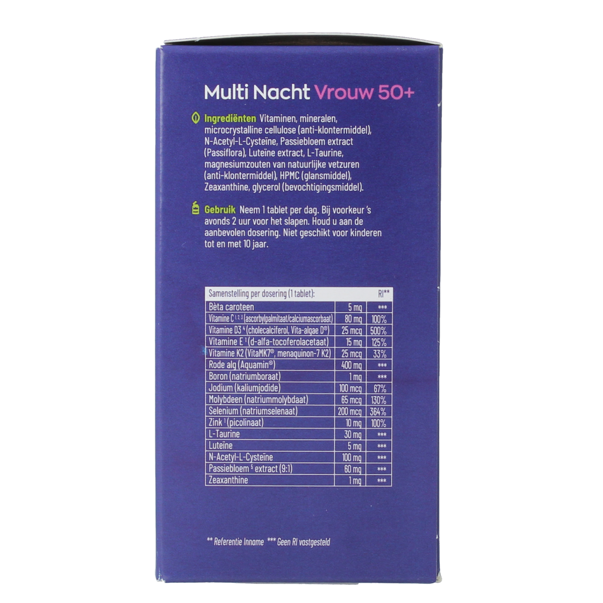 Vitakruid Multi Dag & Nacht Vrouw 50+ 2 x 90 180.00 Tabletten