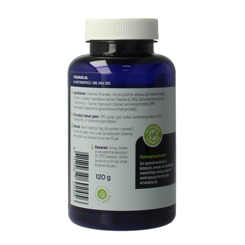 Vitakruid Multi Nacht Vrouw 50+ 100% Vegan 90 Tabletten