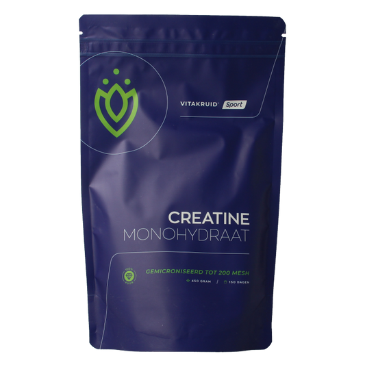 Vitakruid Creatine Monohydraat gemicroniseerd tot 200 mesh 450 Gram