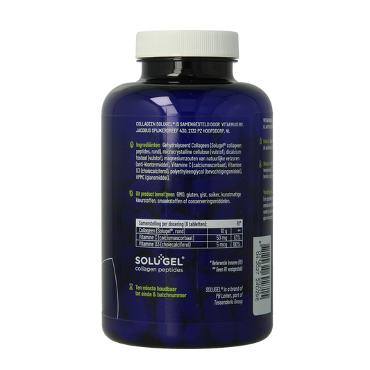 Vitakruid Collageen solugel tabletten met vitamine C en D 150.00 Tabletten