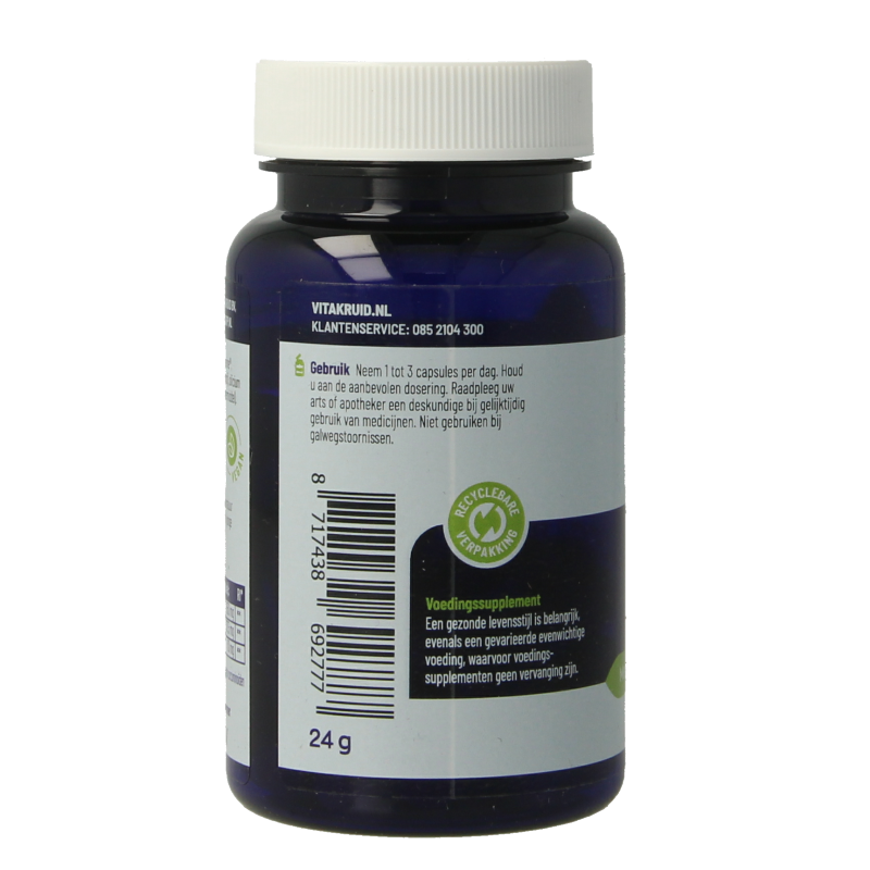Vitakruid Curcuma C3-2X (95%  curcuminoiden) met Bioperine 30 Vegetarische capsules