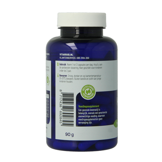 Vitakruid Magnesium Complex Tauraat Malaat Bisglycinaat 90 Vegetarische capsules
