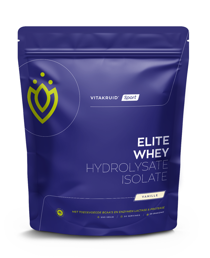 Vitakruid Elite whey 50% hydrolysate/50% isolate vanille 990 Gram