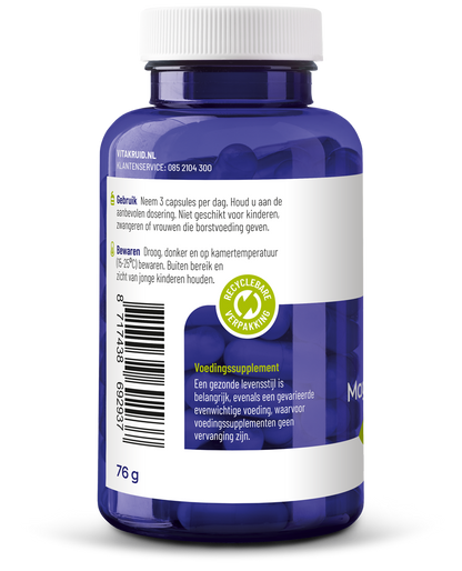 Vitakruid Magnesium L-threonaat met gepatenteerd magtein 90.00 Vegetarische capsules
