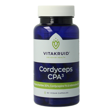 Vitakruid Cordyceps CPA3 mycelium extract 12:1 60.00 Vegetarische capsules
