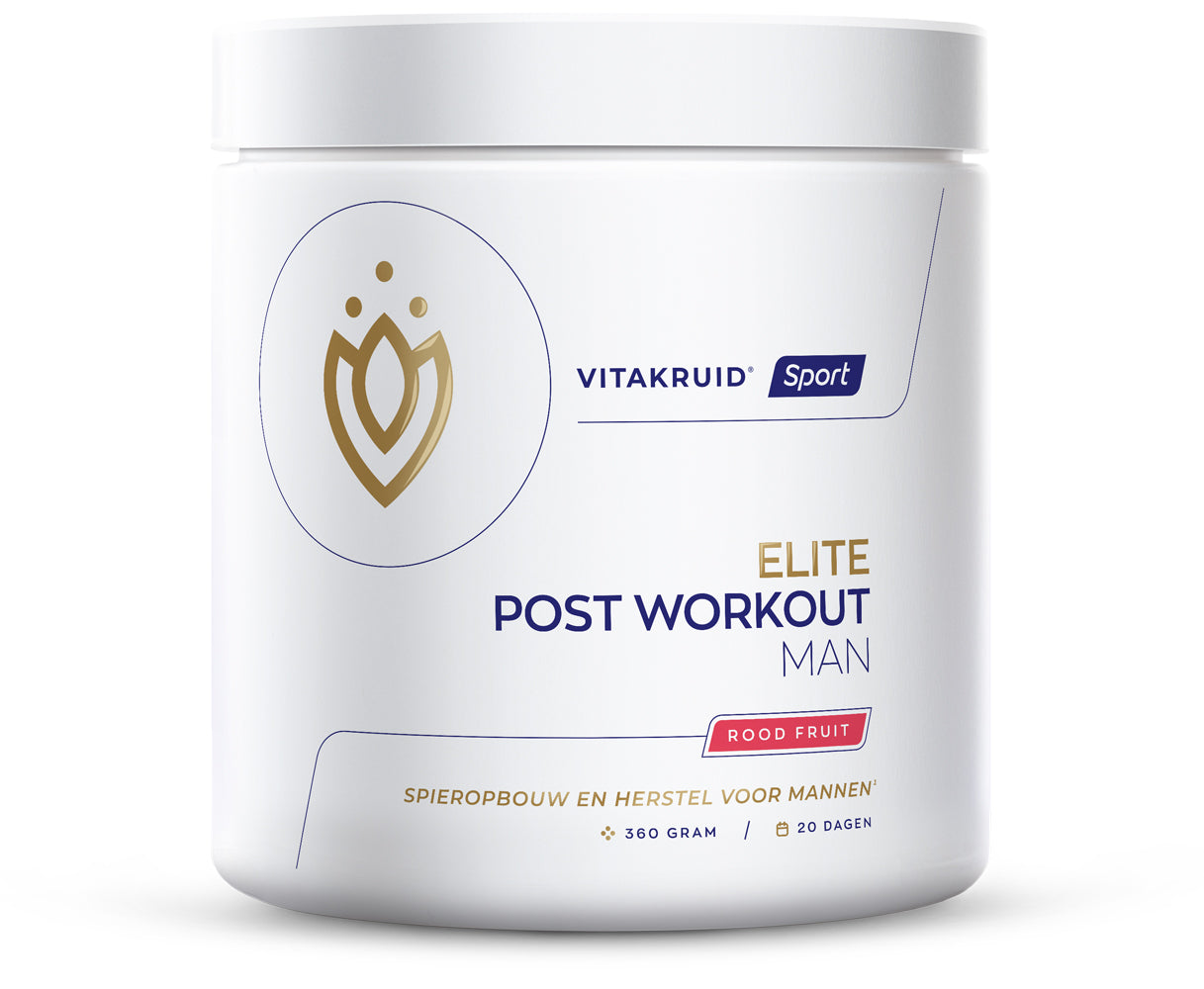 Vitakruid Elite post workout man BCAA 4:1:1 & elektrolyten 360 Gram