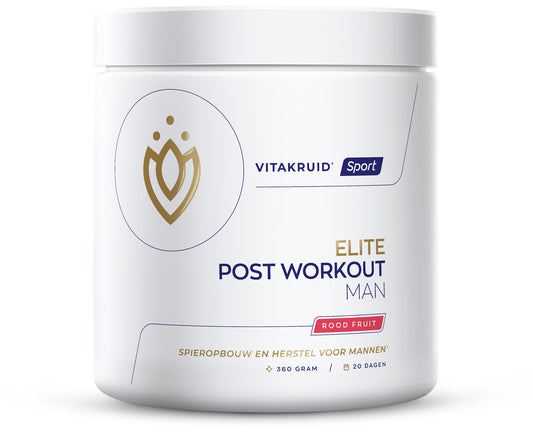 Vitakruid Elite post workout man BCAA 4:1:1 & elektrolyten 360 Gram