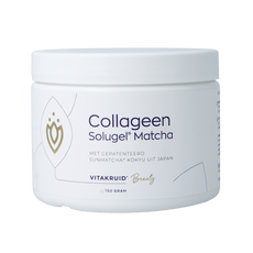 Vitakruid Matcha collageen met sunmatcha & solugel 150.00 Gram