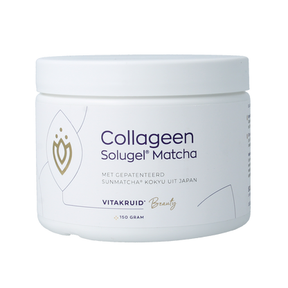Vitakruid Matcha collageen met sunmatcha & solugel 150.00 Gram