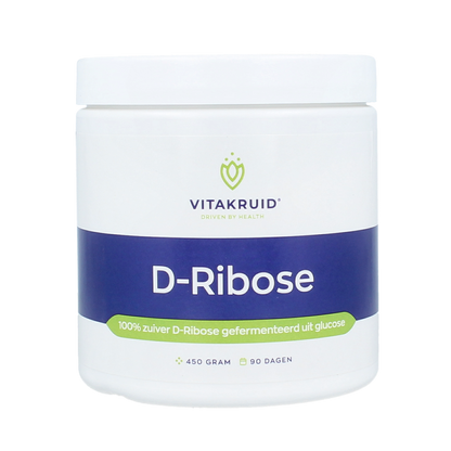 Vitakruid D-Ribose 100% puur gefermenteerd uit glucose 450.00 Gram