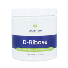 Vitakruid D-Ribose 100% puur gefermenteerd uit glucose 450.00 Gram