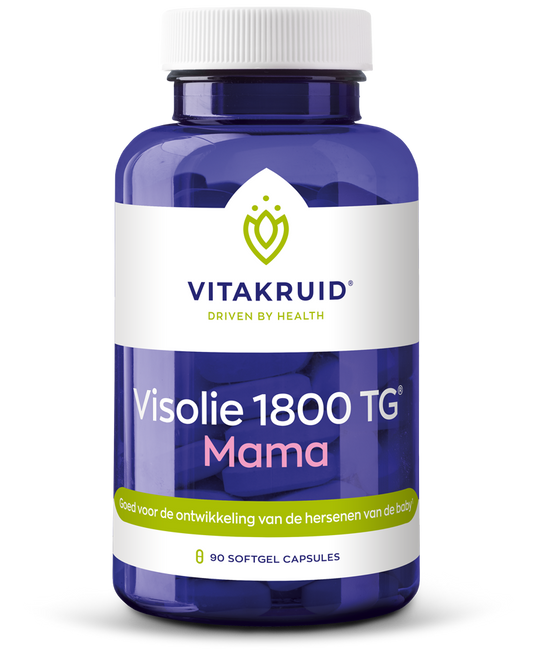 Vitakruid Visolie 1800 TG mama 90.00 Softgels
