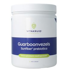 Vitakruid Guarboonvezels sunfiber hoogwaardige prebiotica 450.00 Gram
