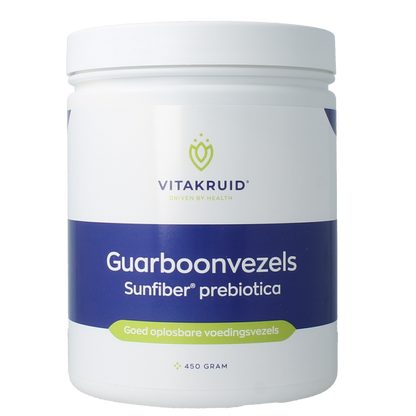 Vitakruid Guarboonvezels sunfiber hoogwaardige prebiotica 450.00 Gram