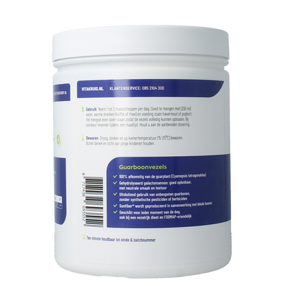 Vitakruid Guarboonvezels sunfiber hoogwaardige prebiotica 450.00 Gram