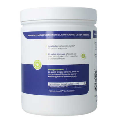 Vitakruid Guarboonvezels sunfiber hoogwaardige prebiotica 450.00 Gram