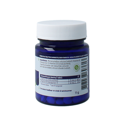 Vitakruid Vitamine D3 25mcg & K2 40mcg (menaq7) 90.00 Tabletten