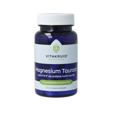 Vitakruid Magnesium Tauraat met vitamine B6 (P-5-P) 30.00 Vegetarische capsules