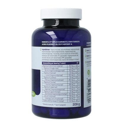 Vitakruid Magnesium elite6 complex oa lysinaat & pidolaat 90.00 Tabletten