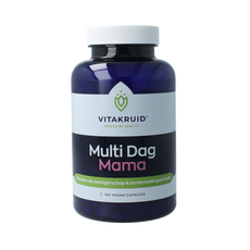 Vitakruid Multi dag mama vegan 180.00 Vegetarische capsules
